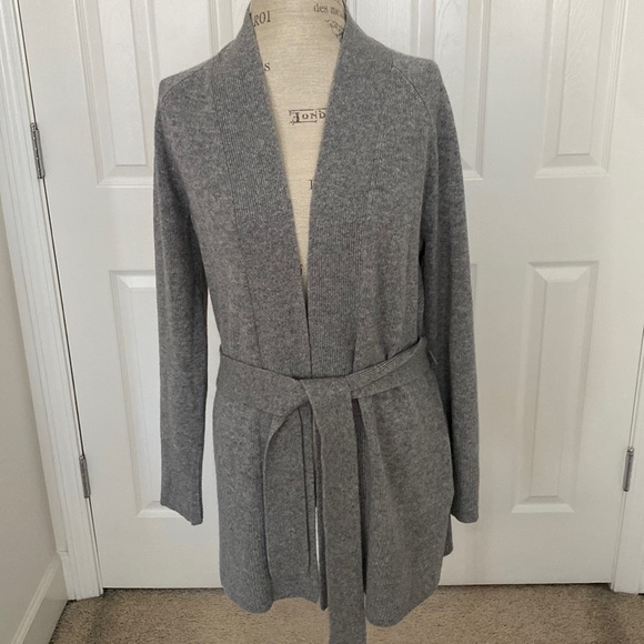 Theory Malinka Belted Cashmere Cardigan 